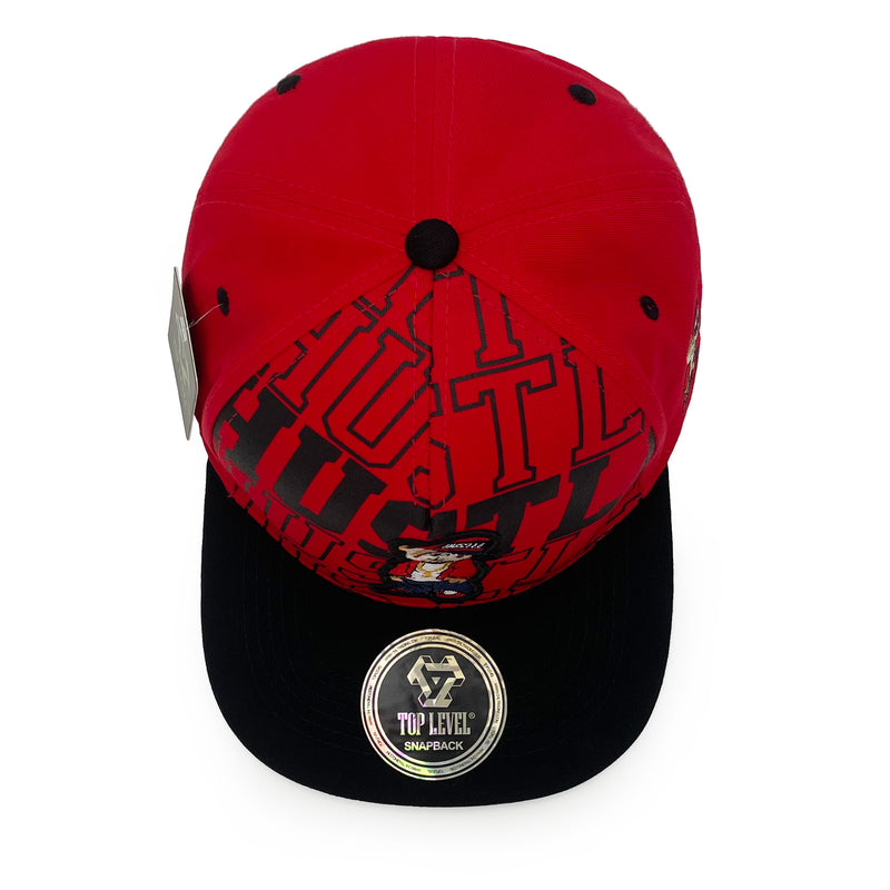 TOP LEVEL : HUSTLE | Cool Bear Design Snapback Cap